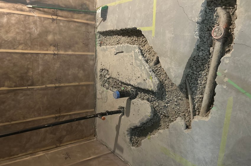 Finished basement development