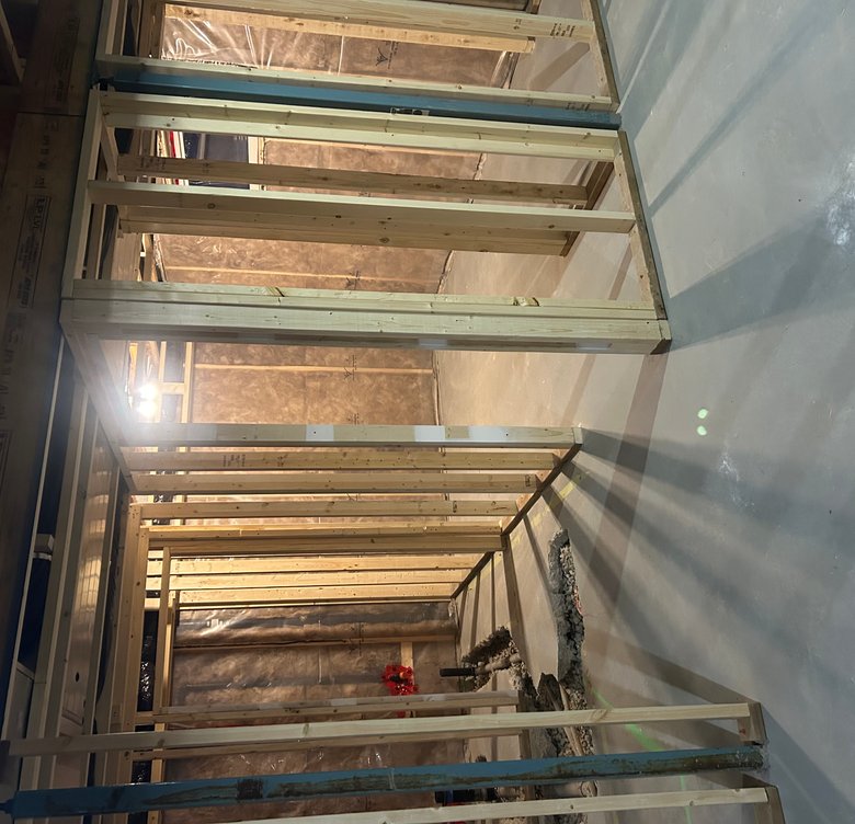 Basement bar and entertainment space